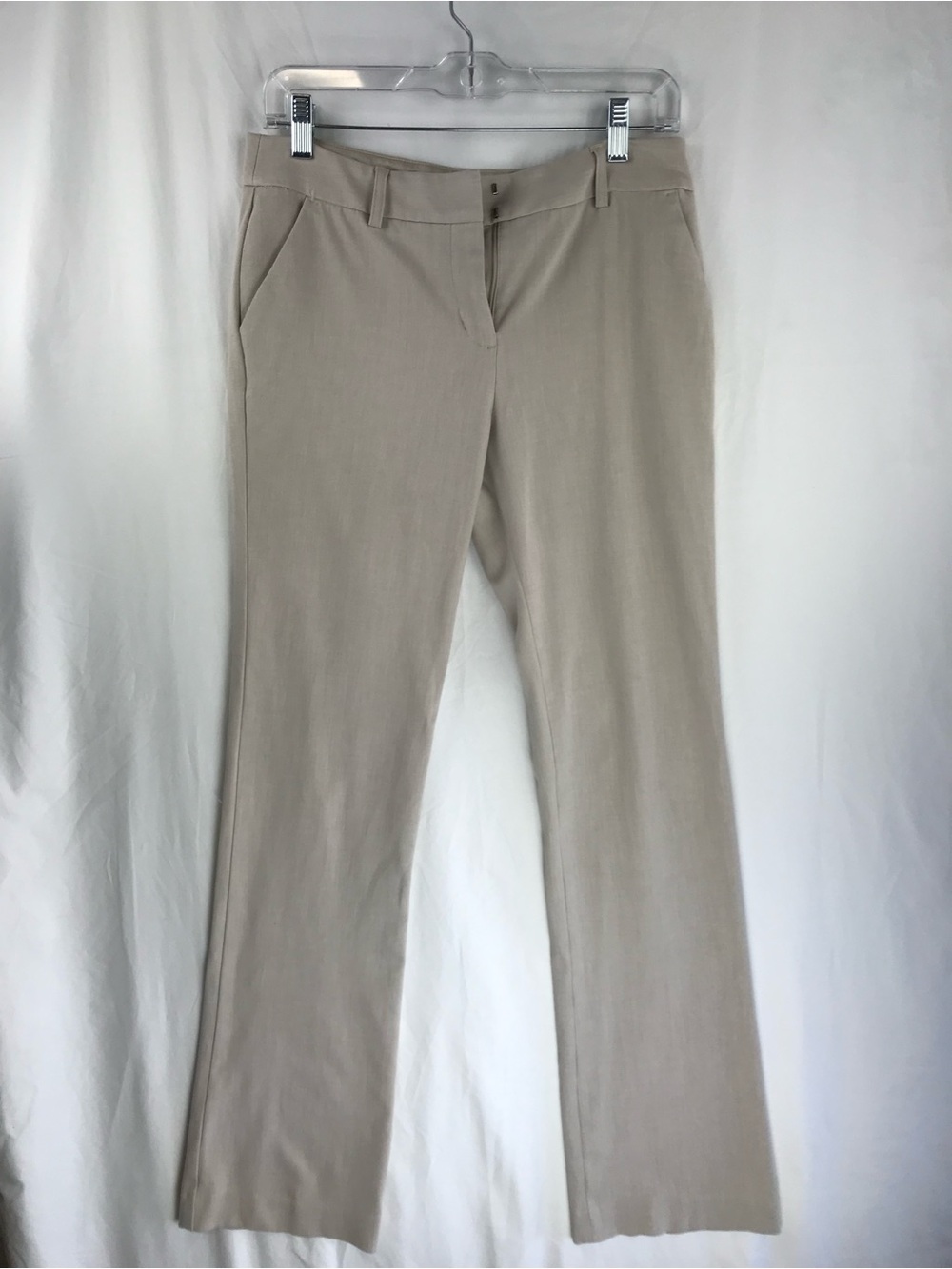 Express Beige Dress Pants with White Lining